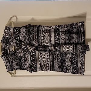 Womens sleeveless shawl collar blouse sleeveless L (fits like M)